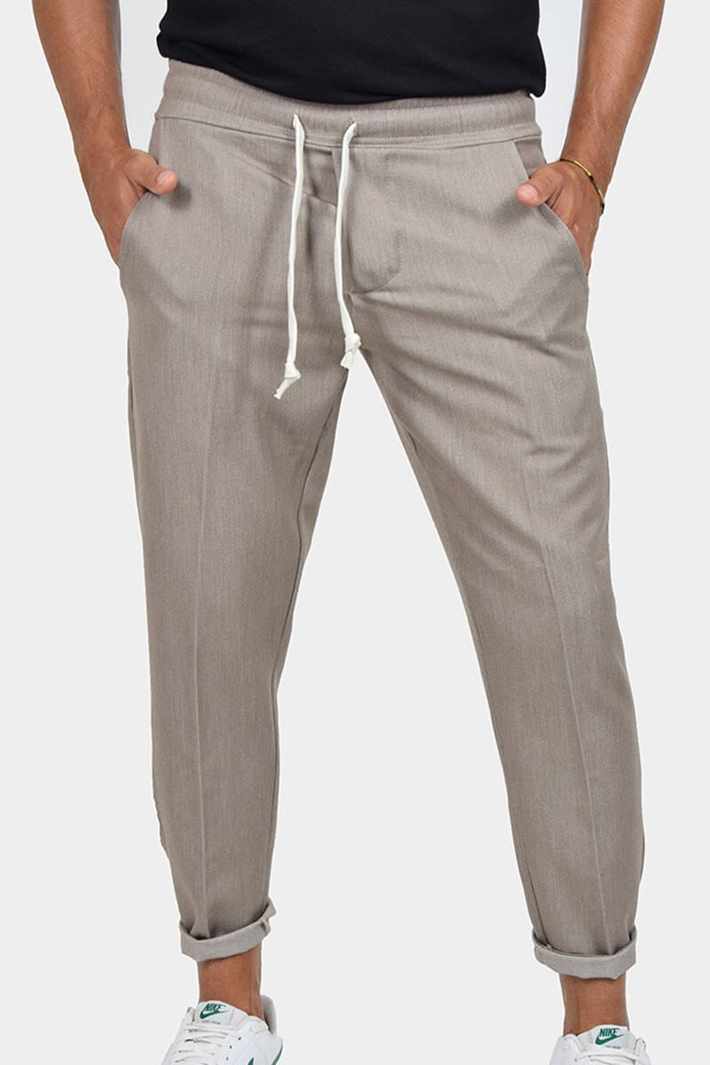 PANTALONI CON LACCIO IN VITA