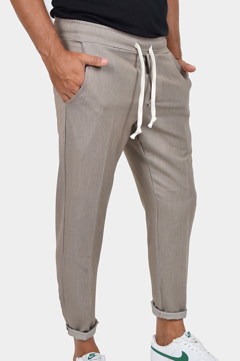 PANTALONI CON LACCIO IN VITA