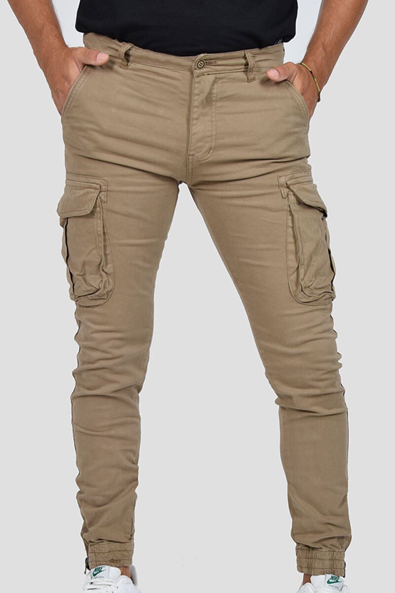 PANTALONI CON TASCONI E POLSINO