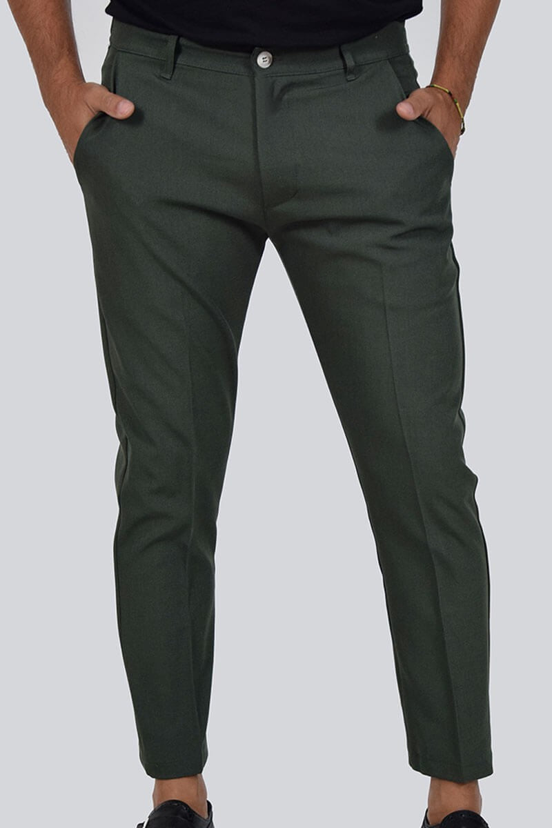 PANTALONI CAPRI CON VITA ELASTICIZZATA