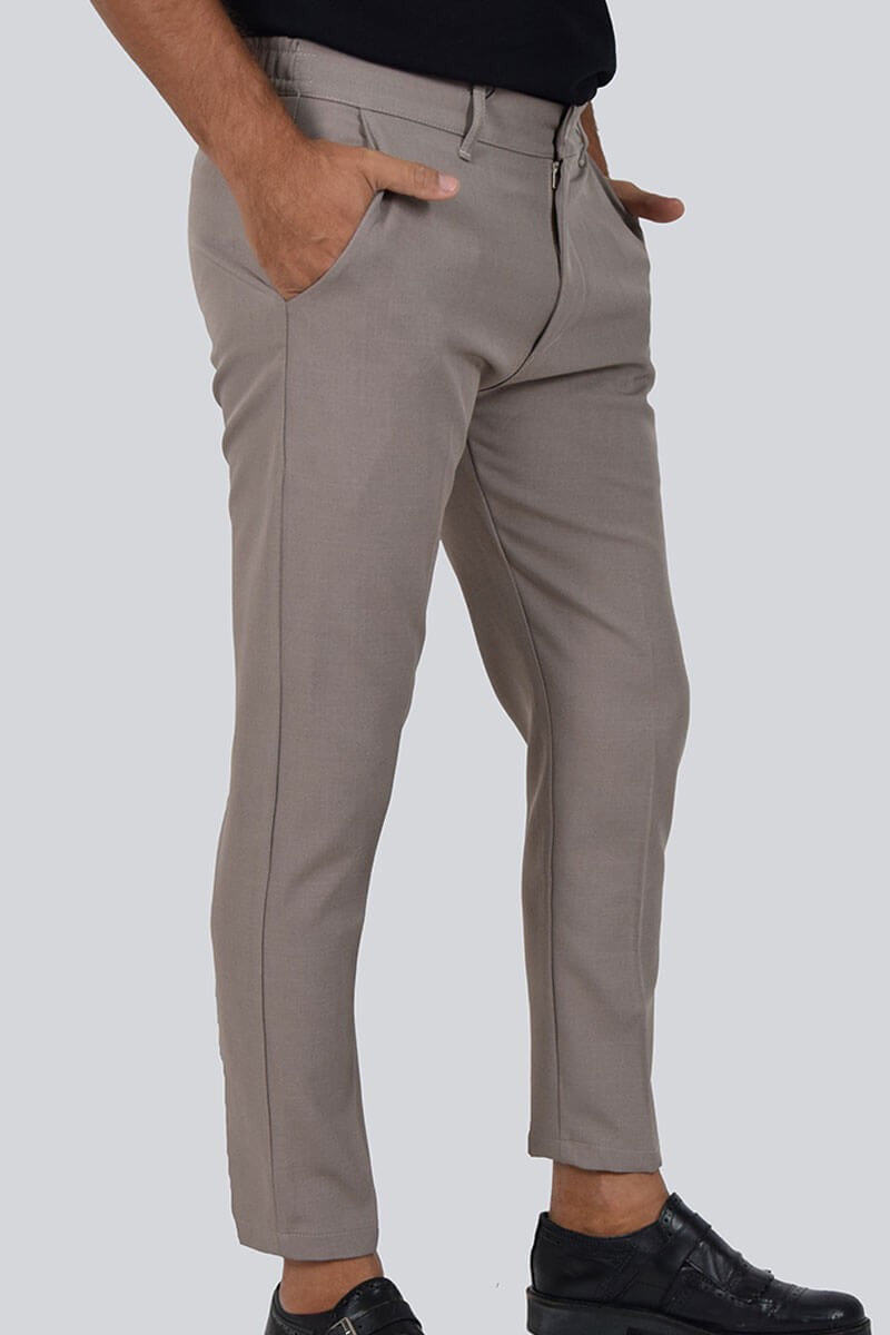 PANTALONI CAPRI CON VITA ELASTICIZZATA