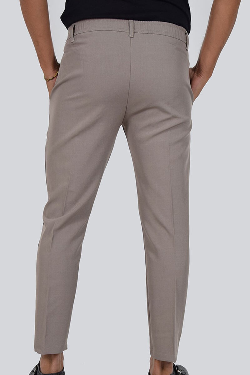 PANTALONI CAPRI CON VITA ELASTICIZZATA