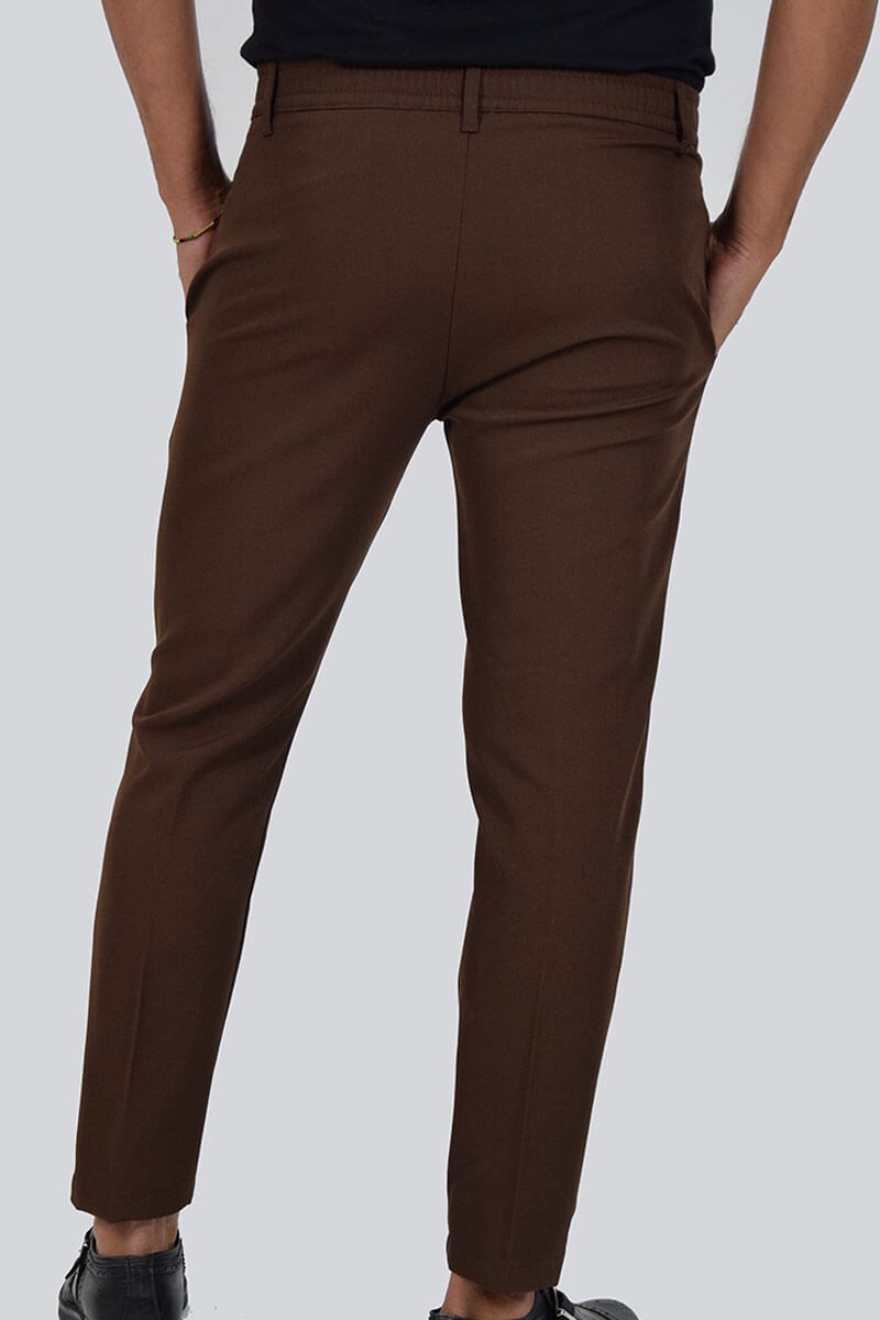 PANTALONI CAPRI CON VITA ELASTICIZZATA