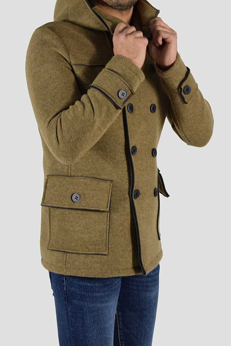 CAPPOTTO DOPPIOPETTO CON CAPPUCCIO