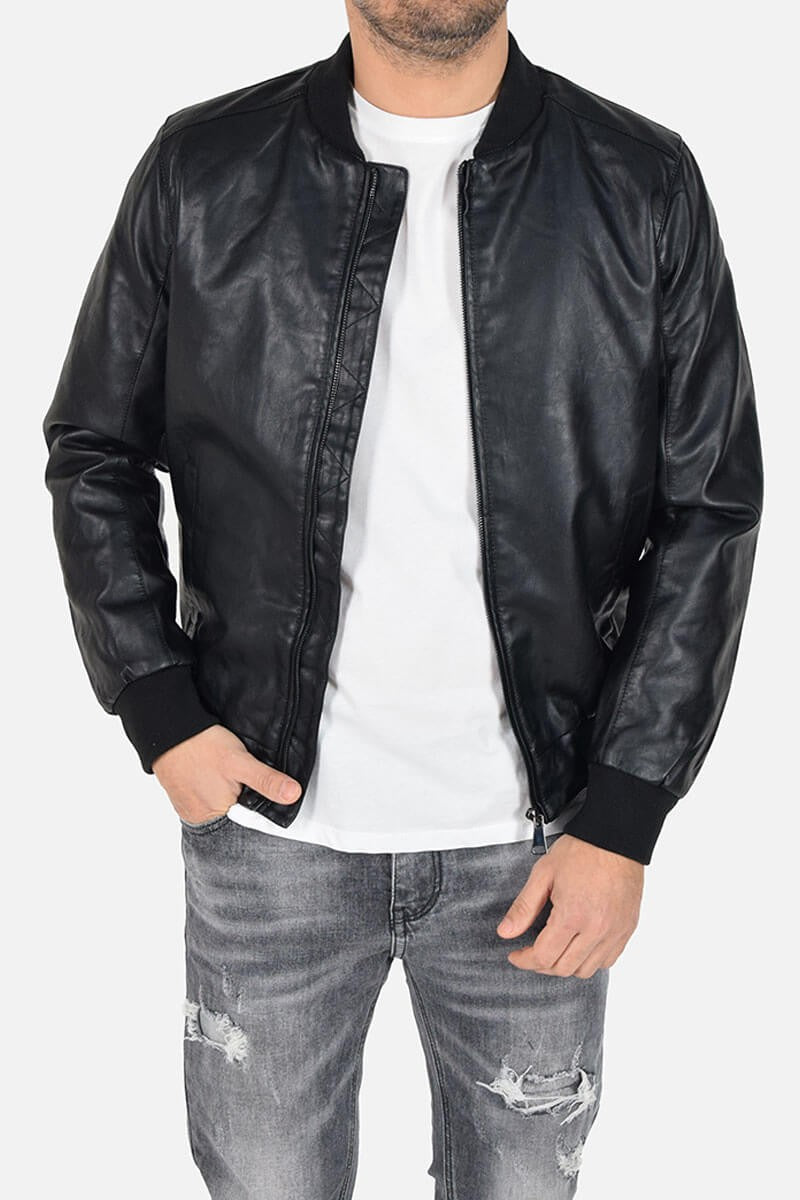 GIUBBOTTO IN ECOPELLE