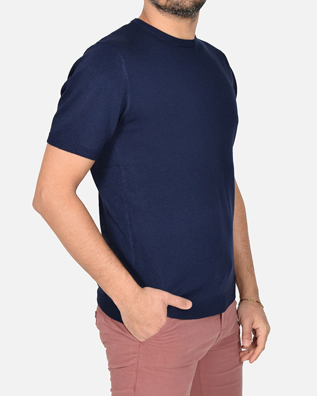 Maglia in filo a manica corta