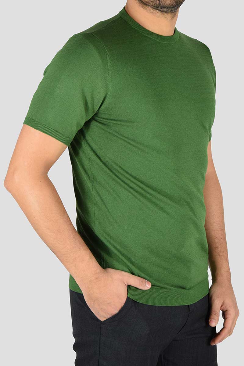 Maglia in filo a manica corta