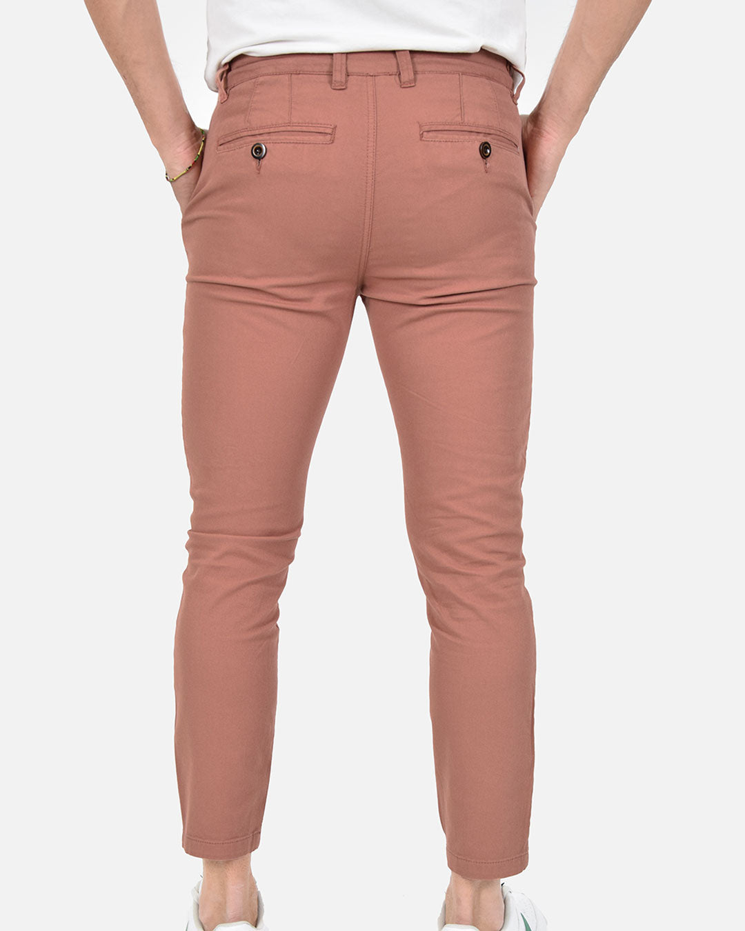 Pantaloni skinny capri in piquet
