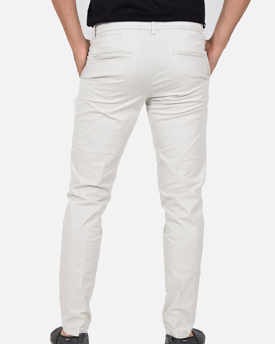 Pantaloni chino in cotone elasticizzato