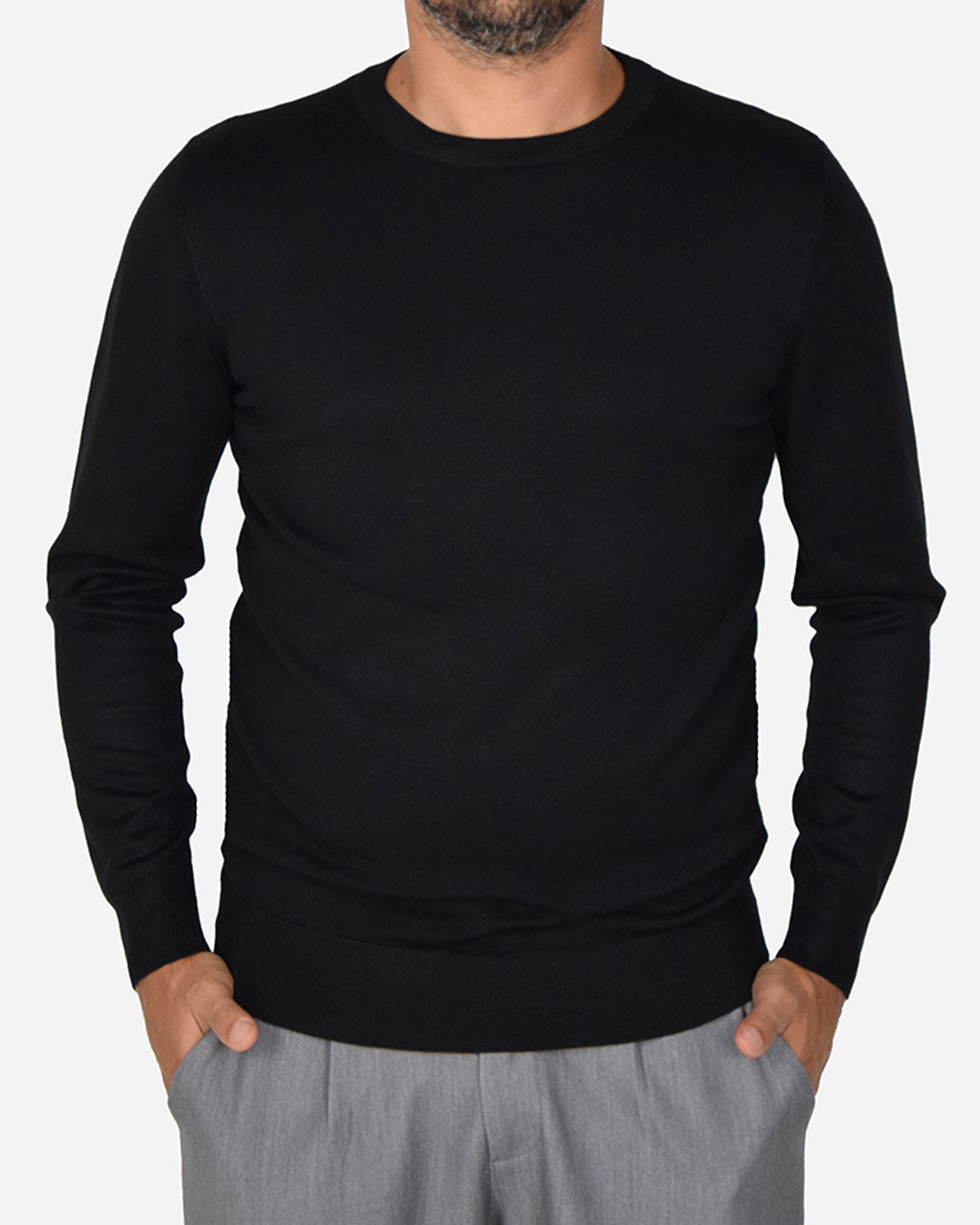 Pullover girocollo basic