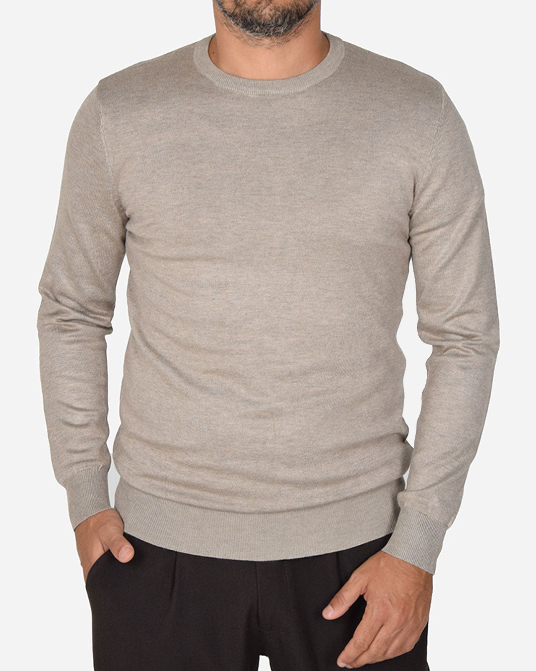 Pullover girocollo basic
