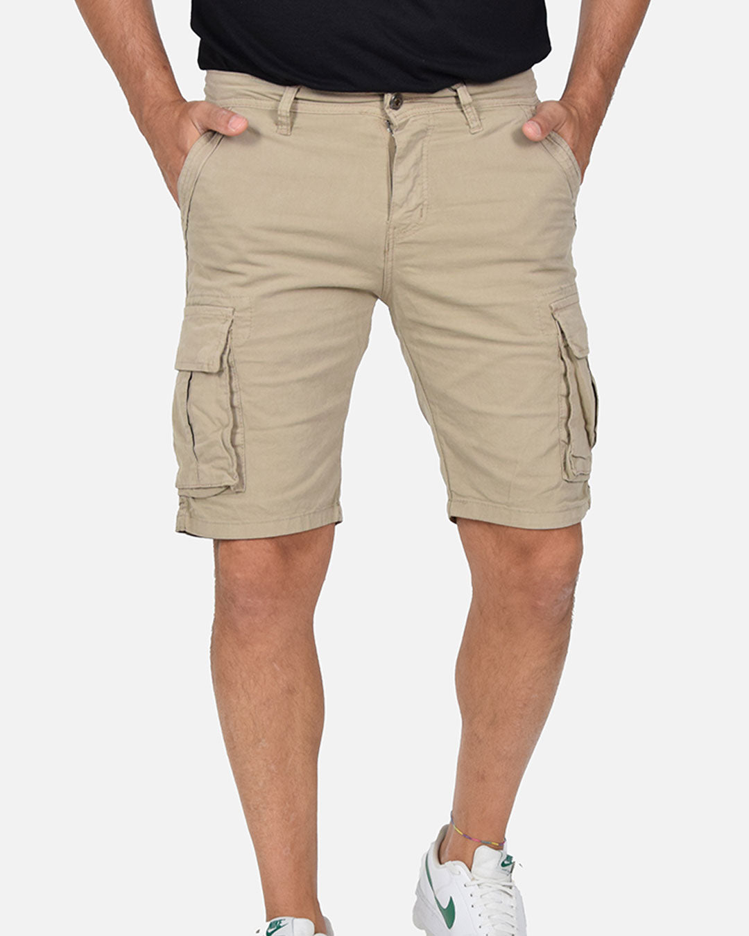 BERMUDA SKINNY CON TASCONI