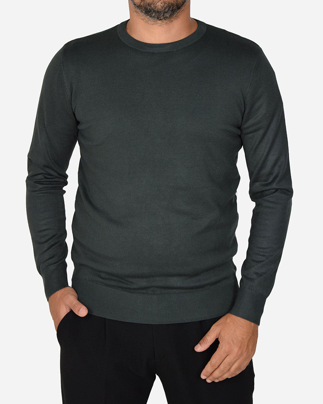 Pullover girocollo basic