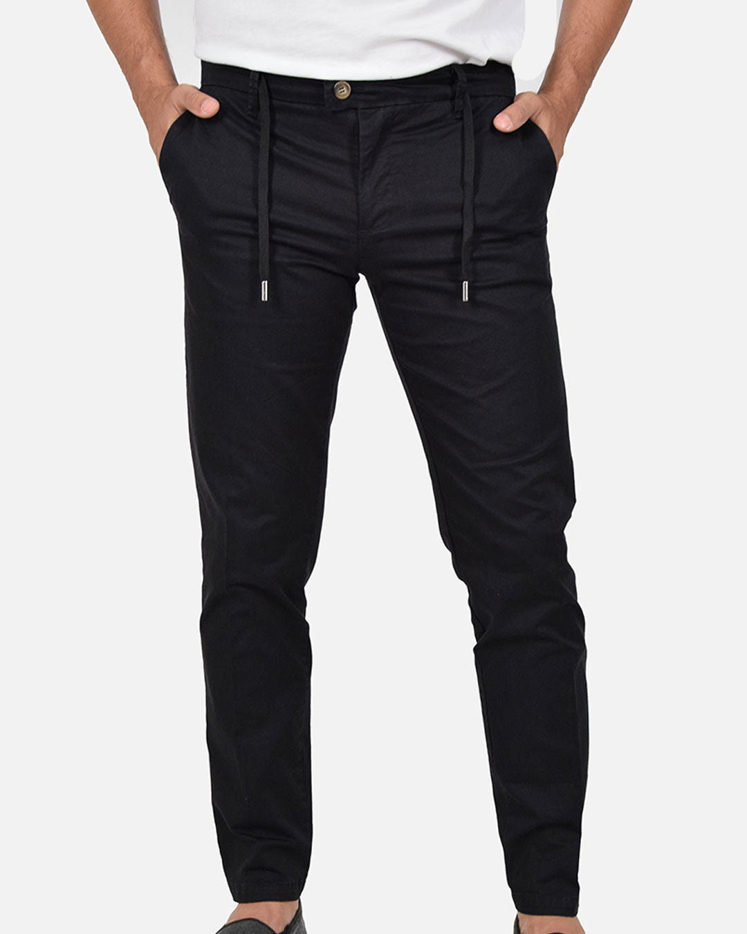 Pantaloni chino in cotone elasticizzato
