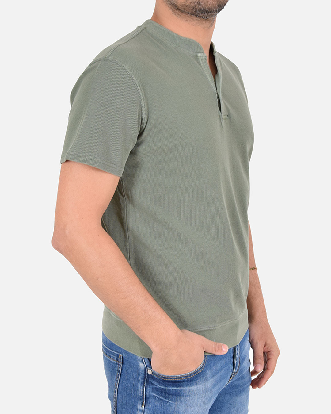 Maglia in cotone a nido d'ape