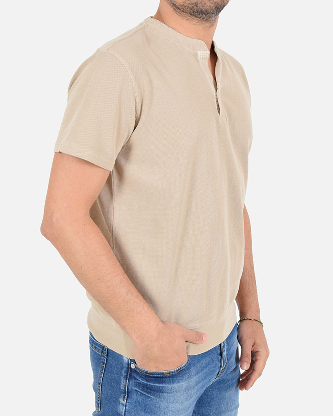 Maglia in cotone a nido d'ape