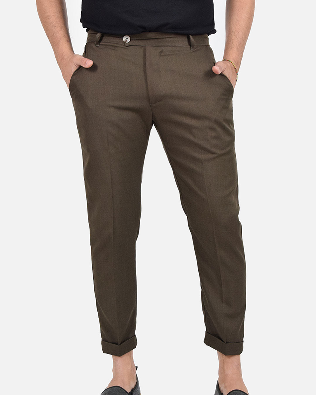 Pantaloni capri effetto sfumato