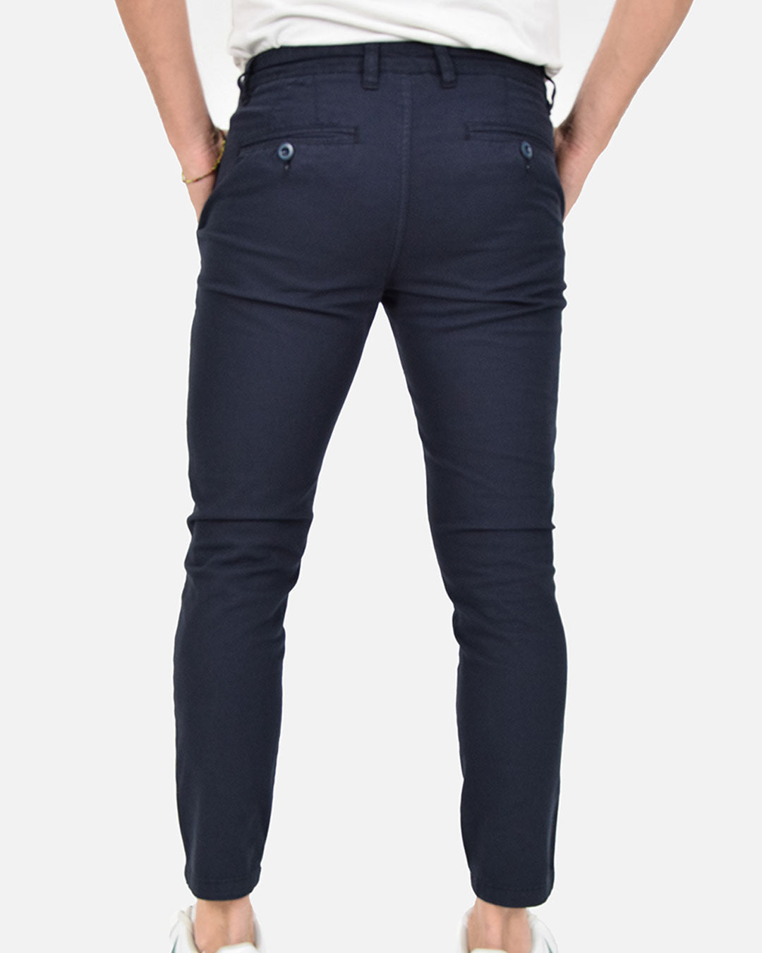 Pantaloni skinny capri in piquet