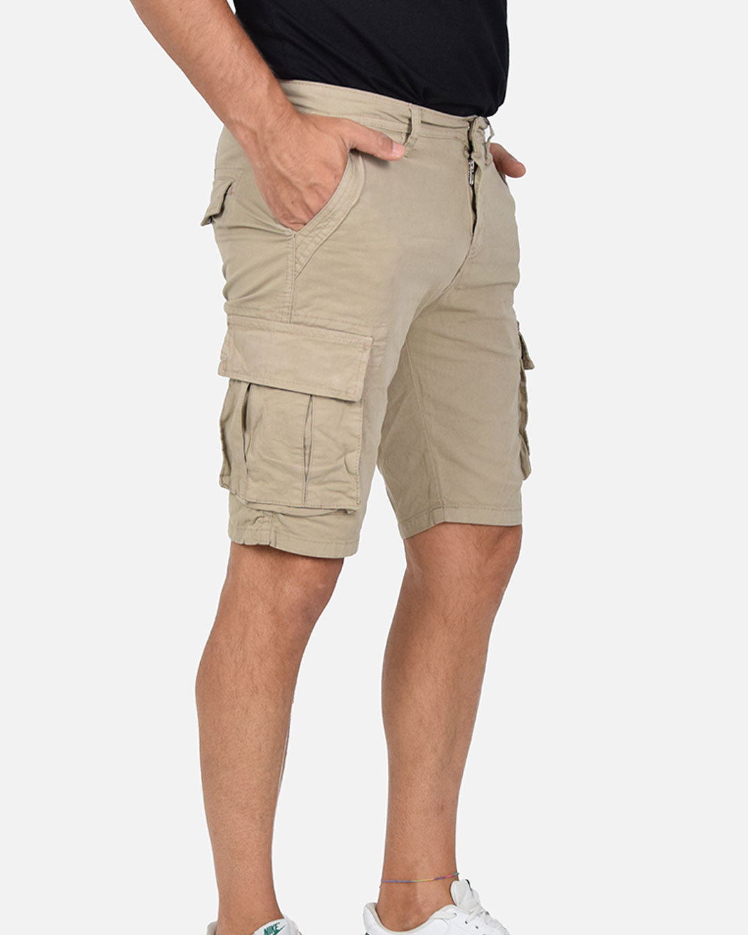 BERMUDA SKINNY CON TASCONI