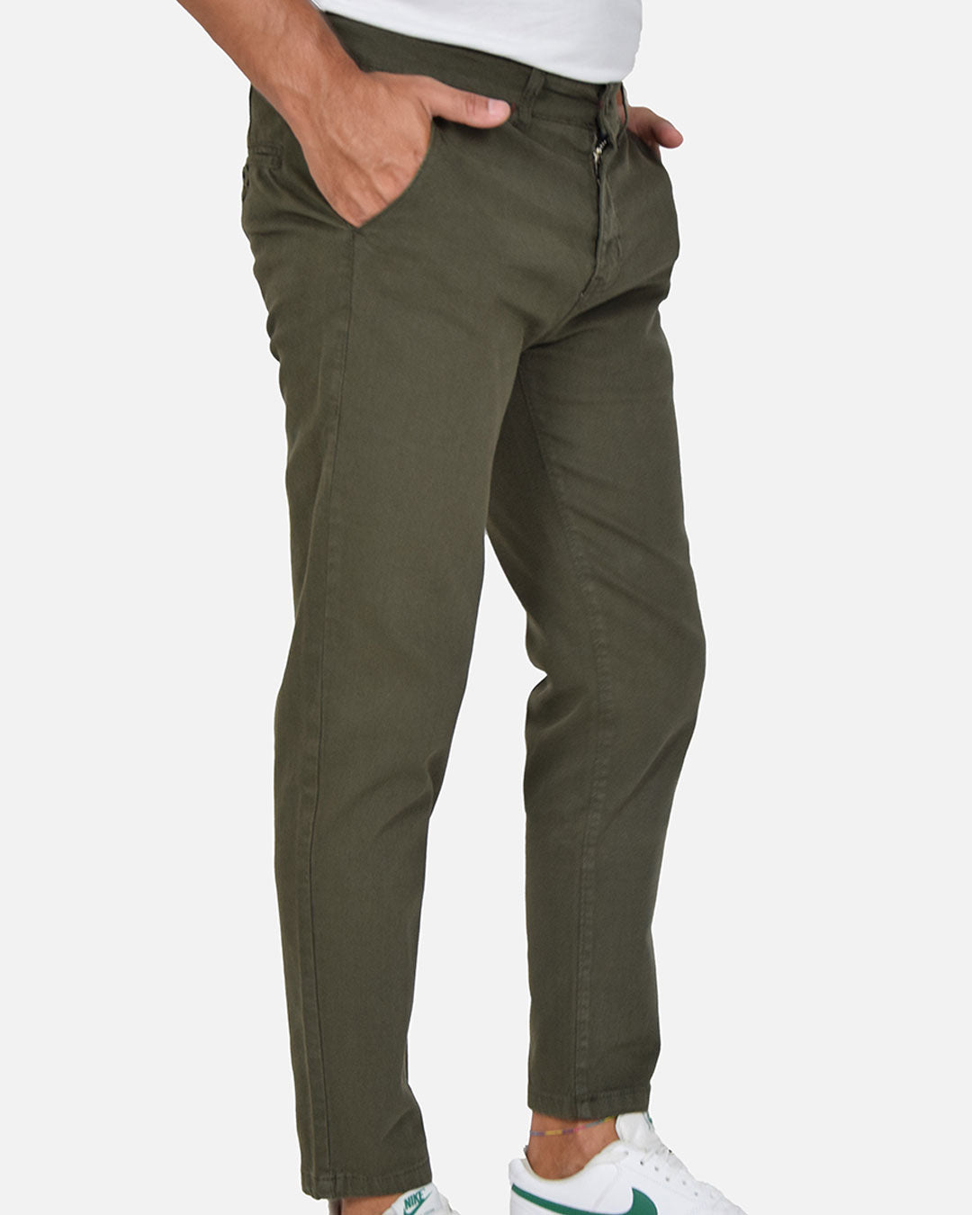 Pantaloni capri in piquet