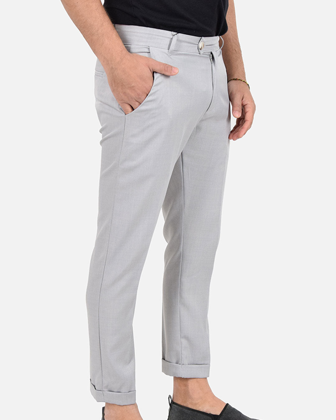 Pantaloni capri effetto sfumato