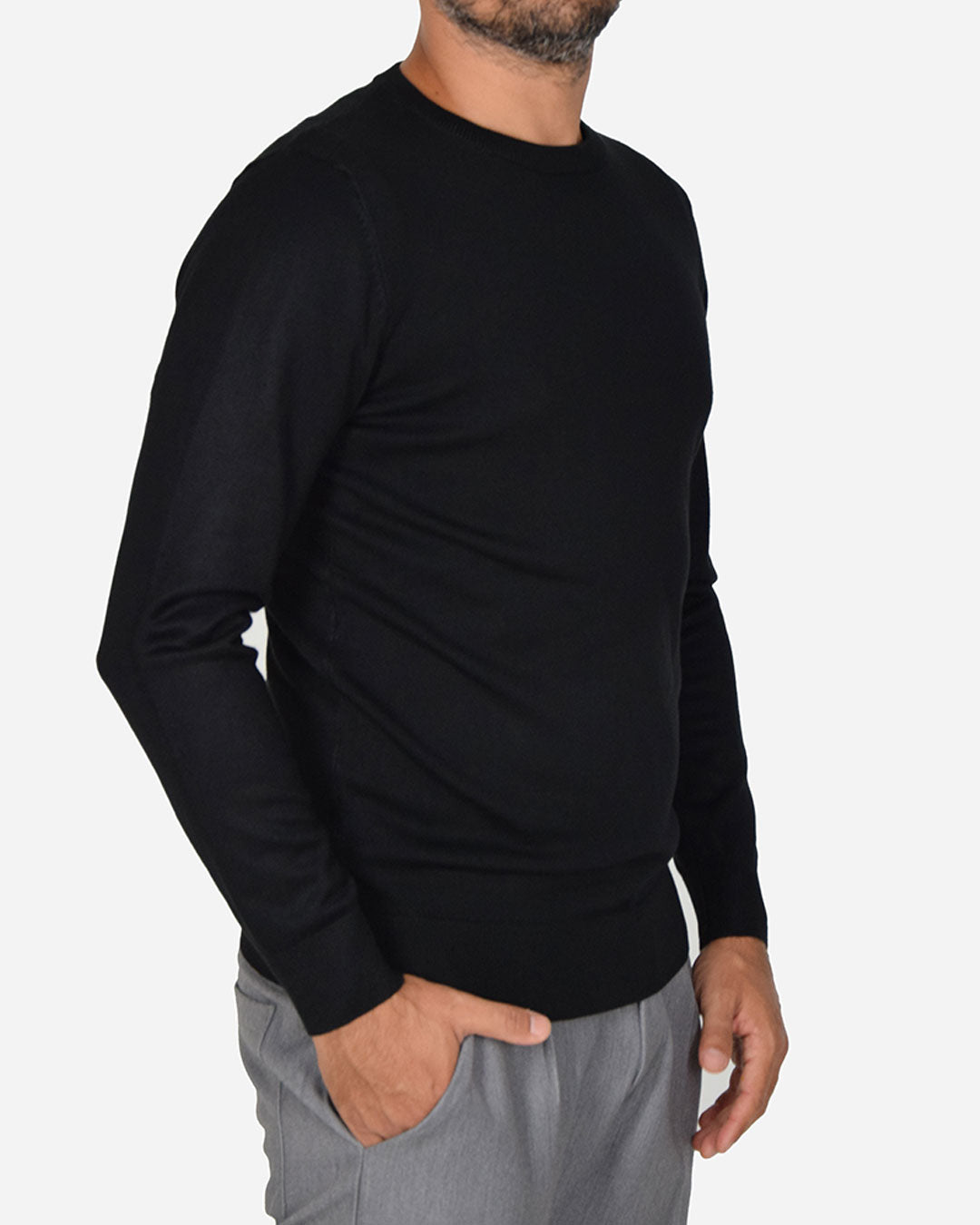 Pullover girocollo basic