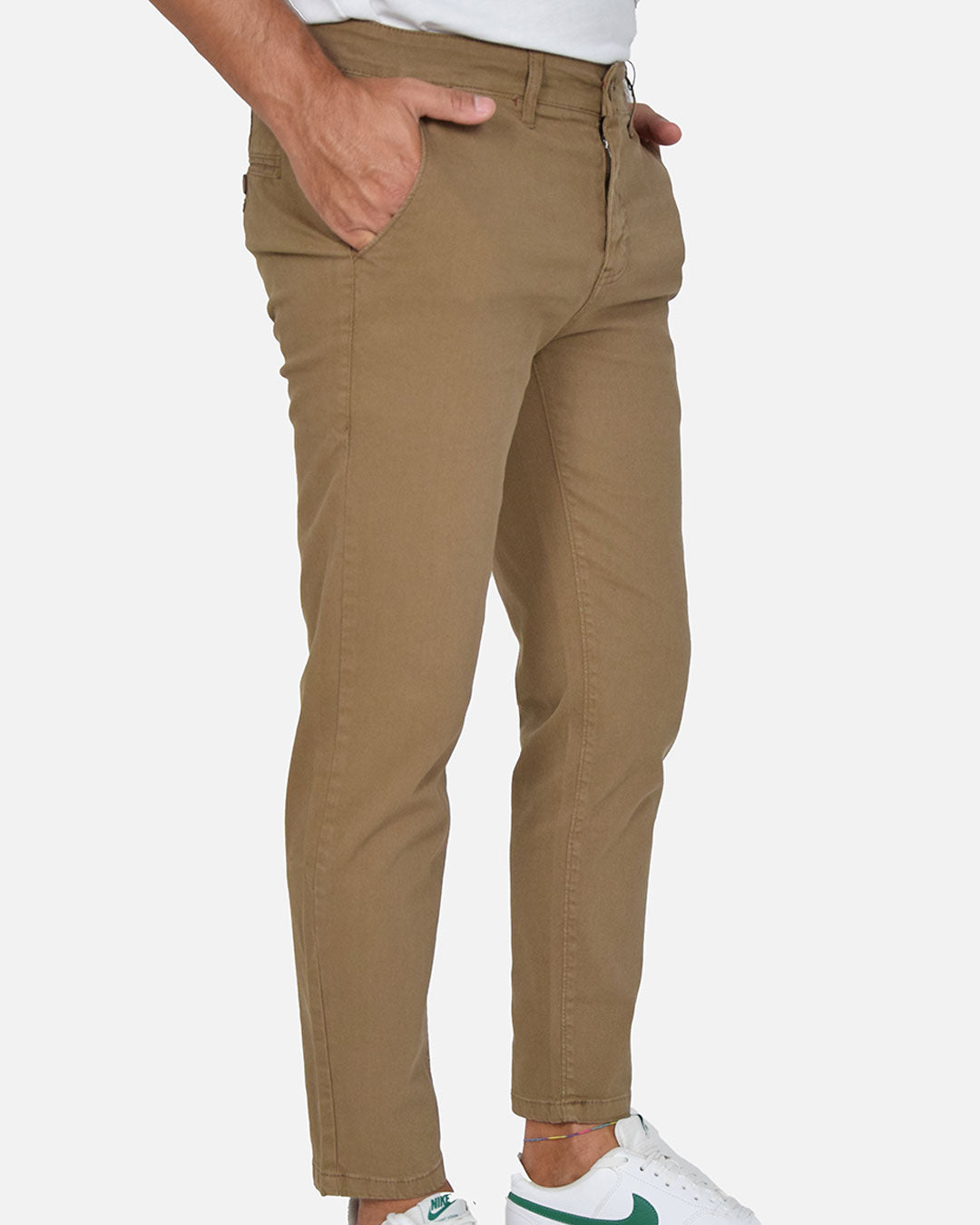 Pantaloni capri in piquet