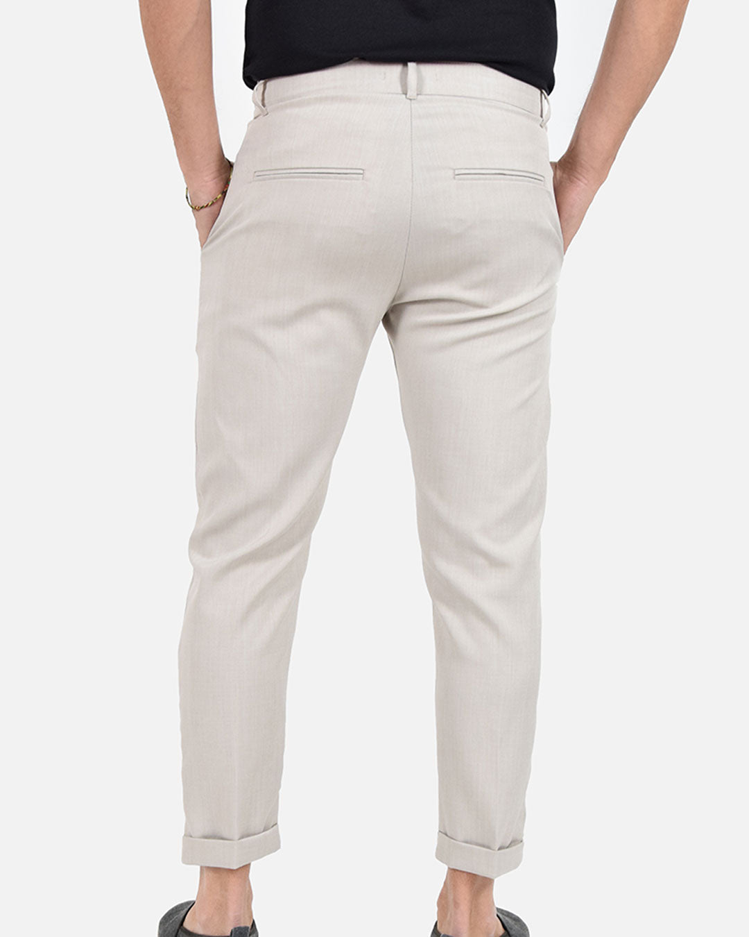 Pantaloni capri effetto sfumato