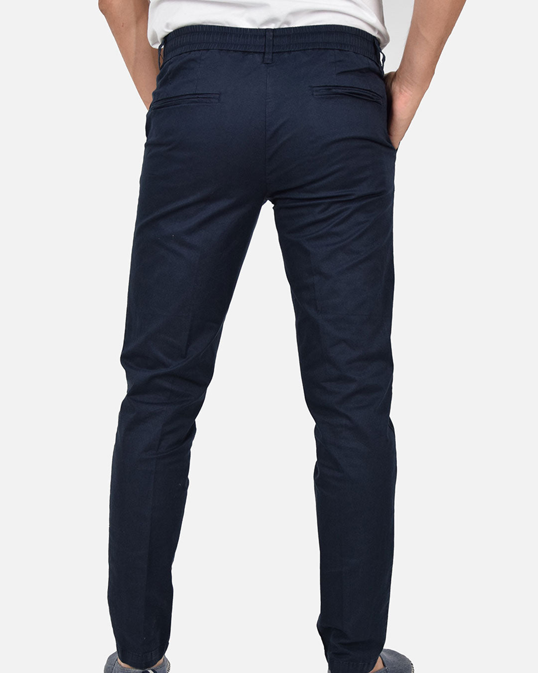 Pantaloni chino in cotone elasticizzato
