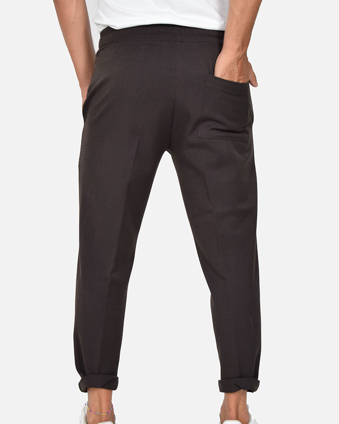 Pantaloni con laccio in vita