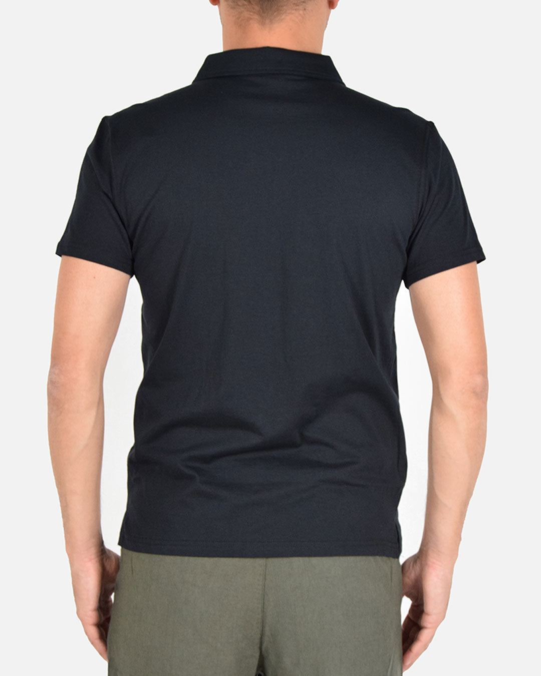 Maglia a polo in cotone elasticizzato