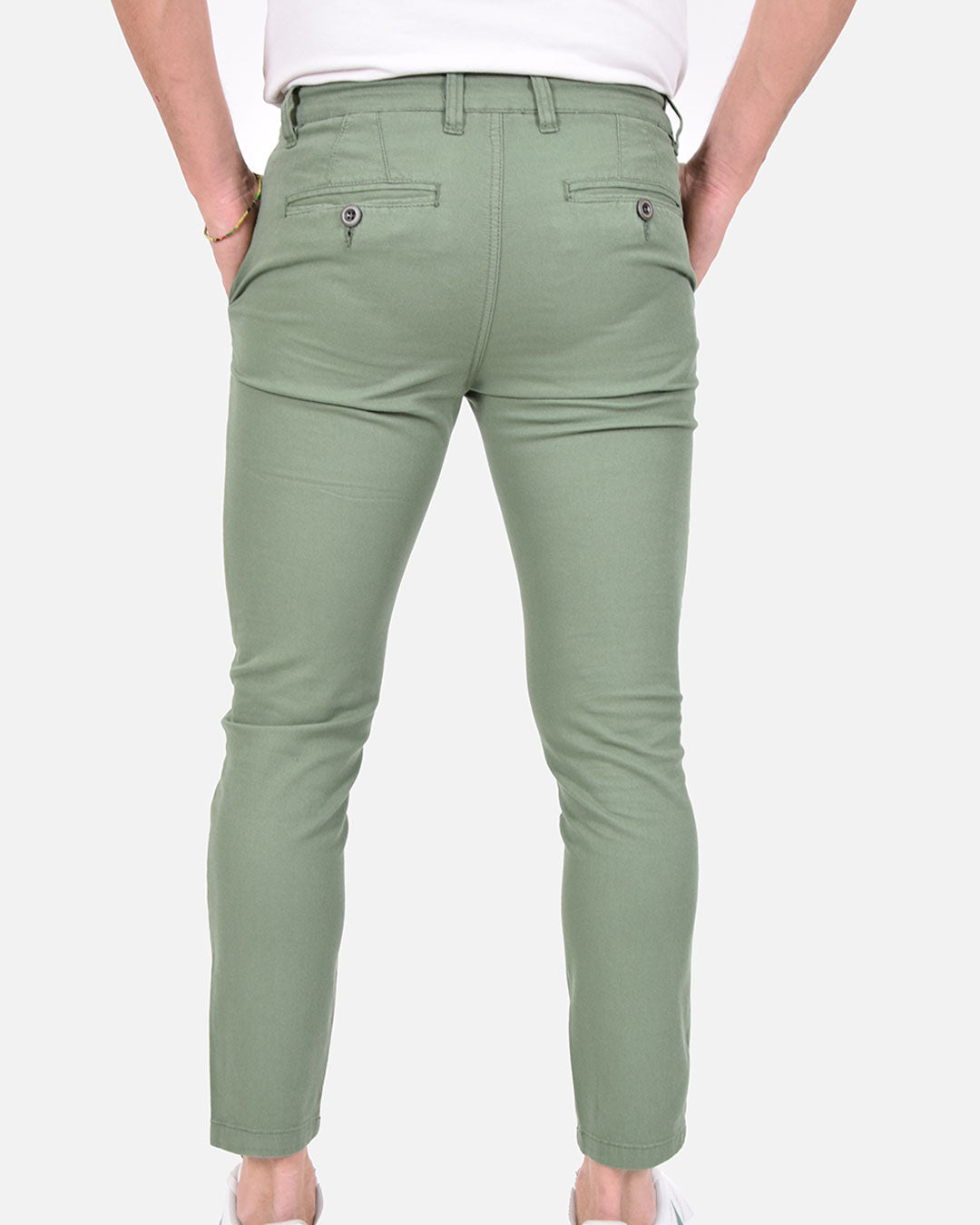 Pantaloni skinny capri in piquet