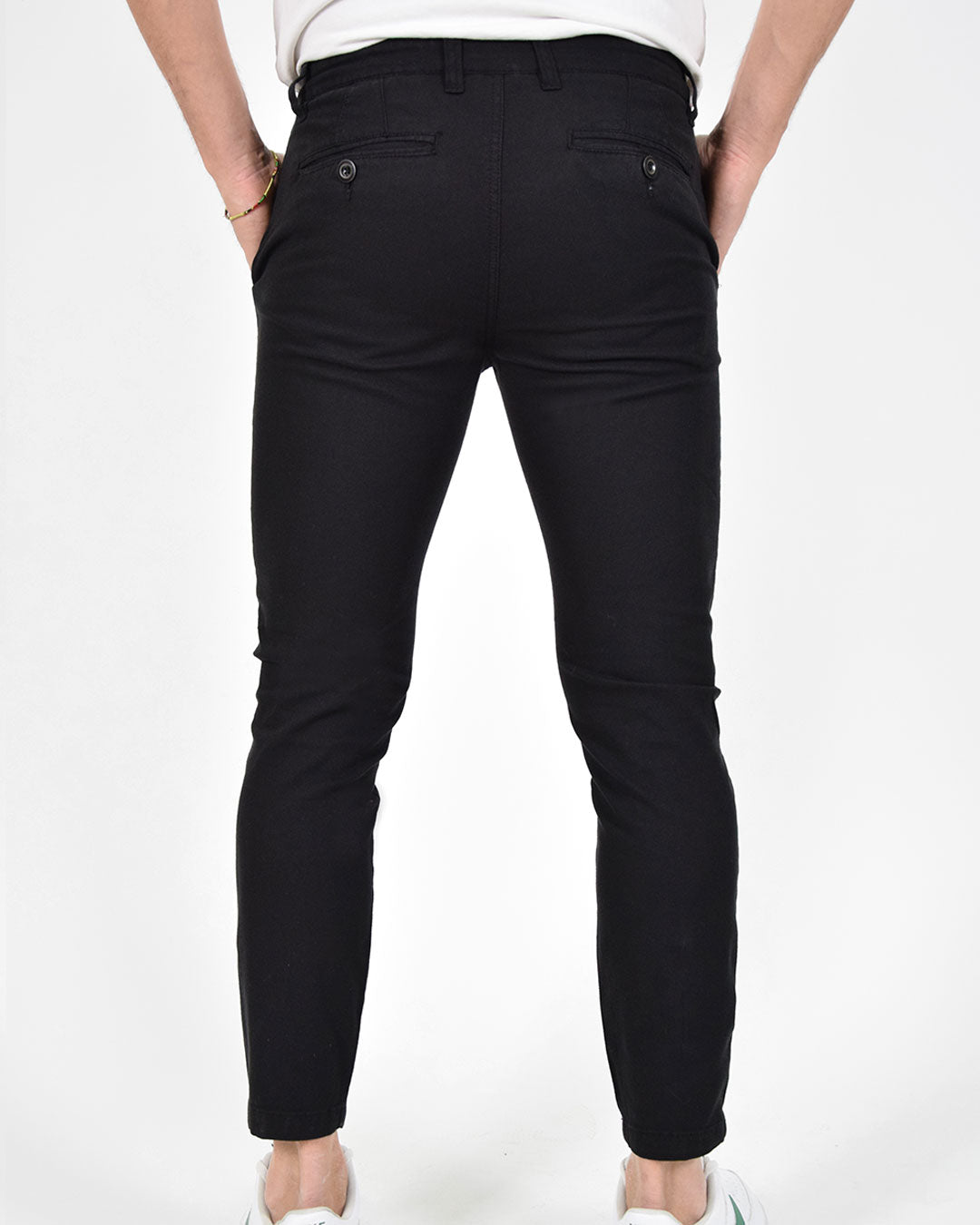 Pantaloni skinny capri in piquet