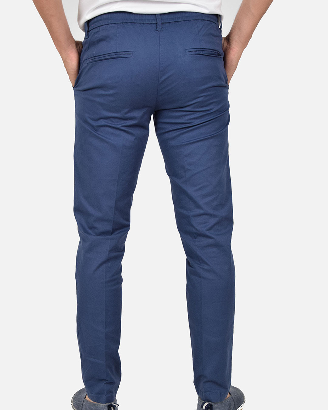 Pantaloni chino in cotone elasticizzato