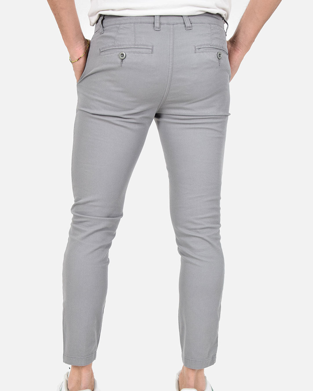 Pantaloni skinny capri in piquet