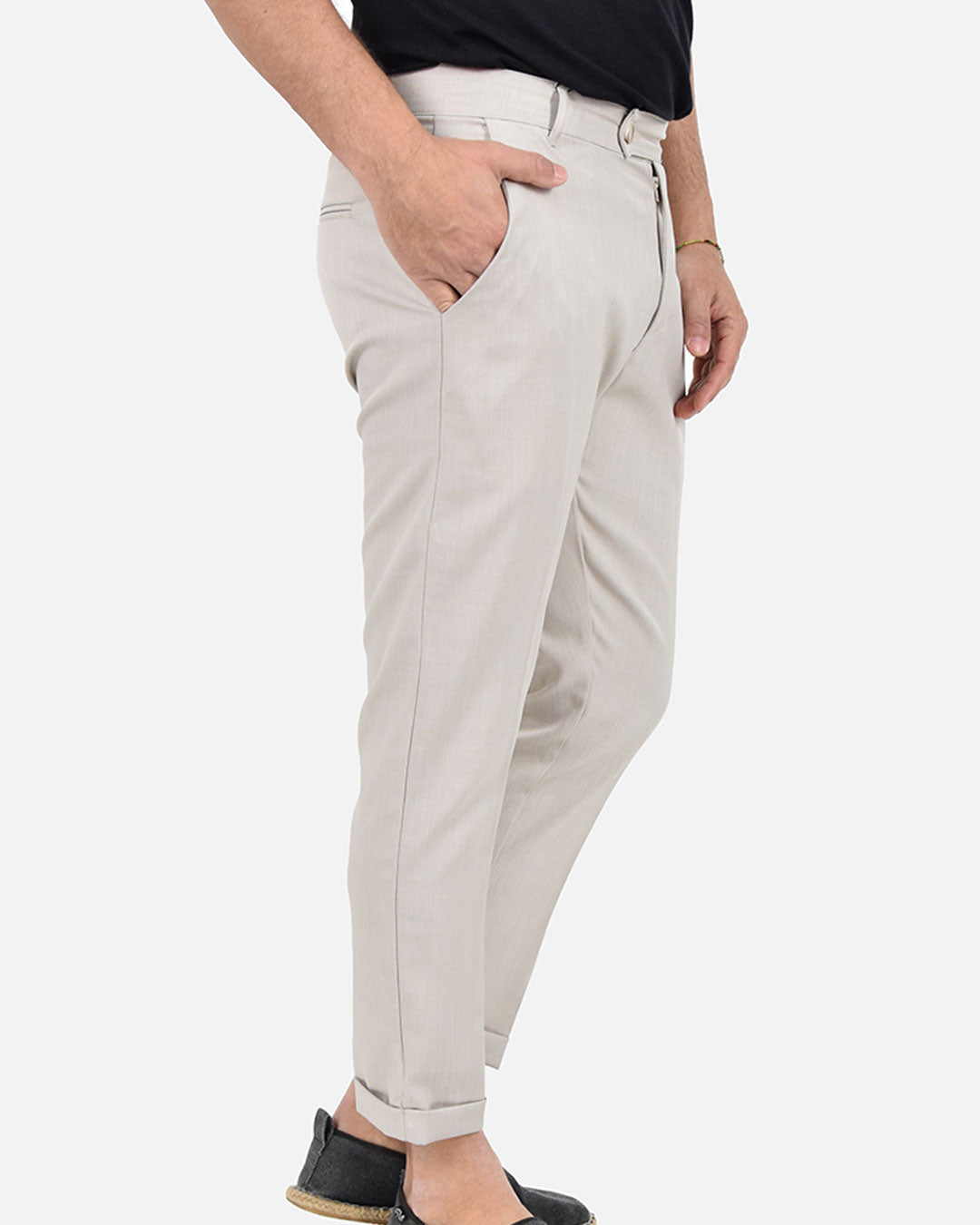 Pantaloni capri effetto sfumato