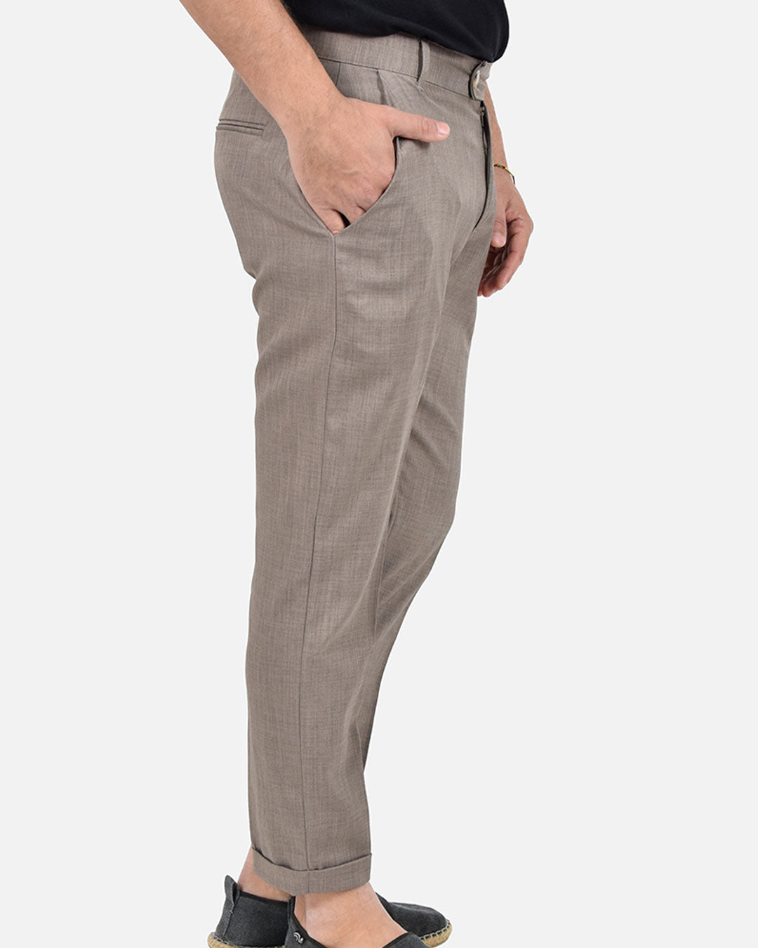 Pantaloni capri effetto sfumato