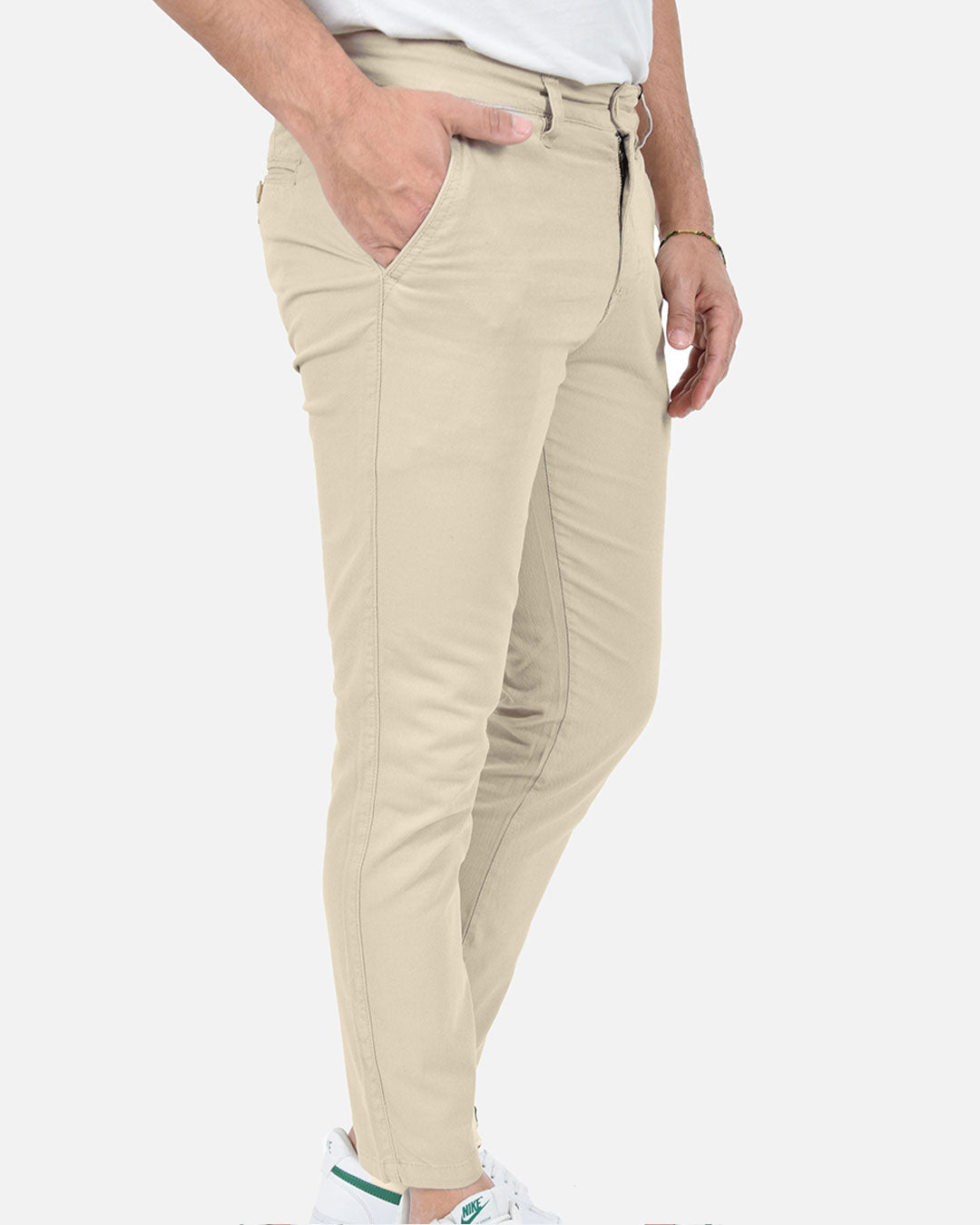 Pantaloni skinny capri in piquet