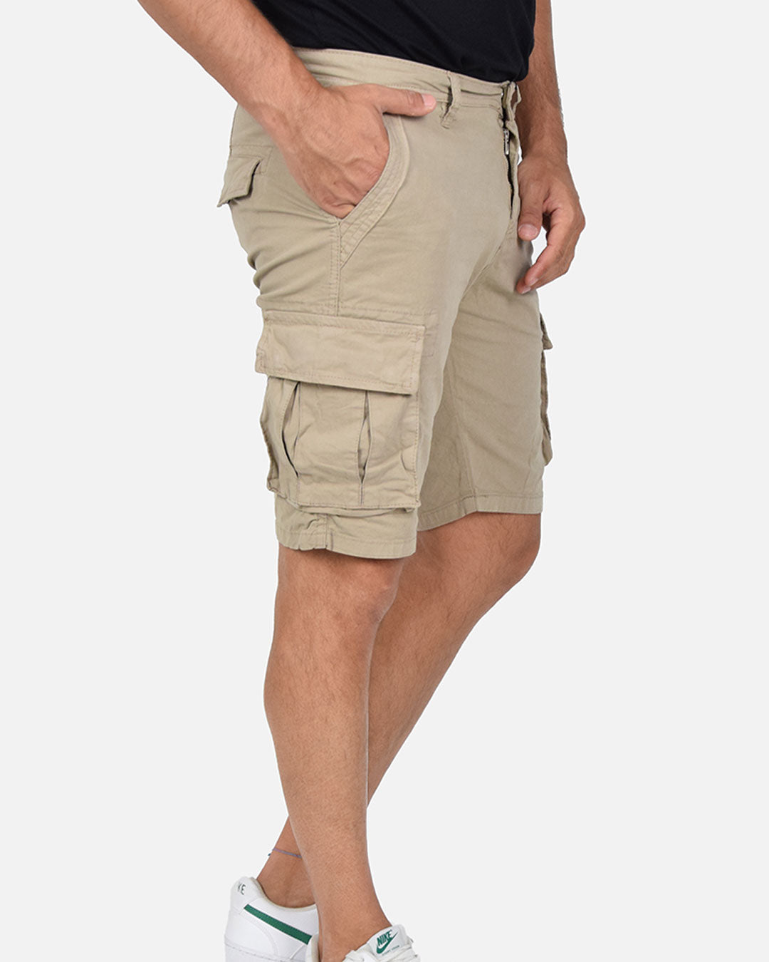 BERMUDA SKINNY CON TASCONI