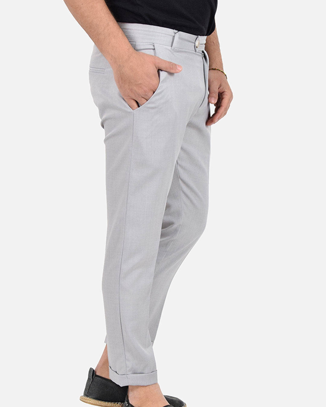 Pantaloni capri effetto sfumato