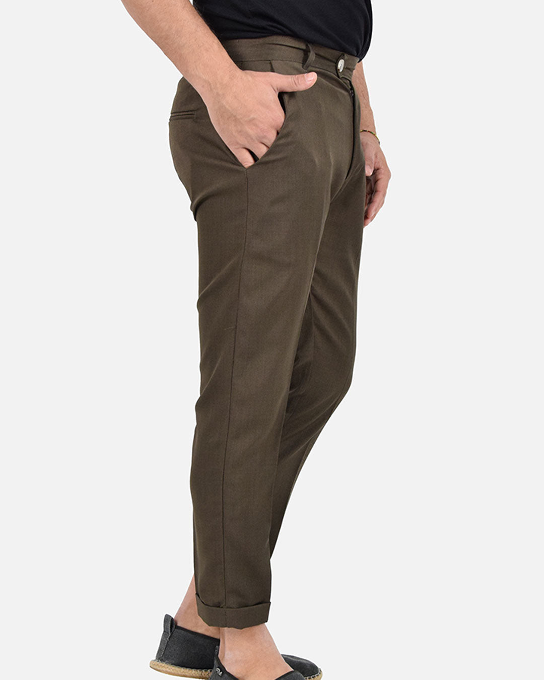 Pantaloni capri effetto sfumato