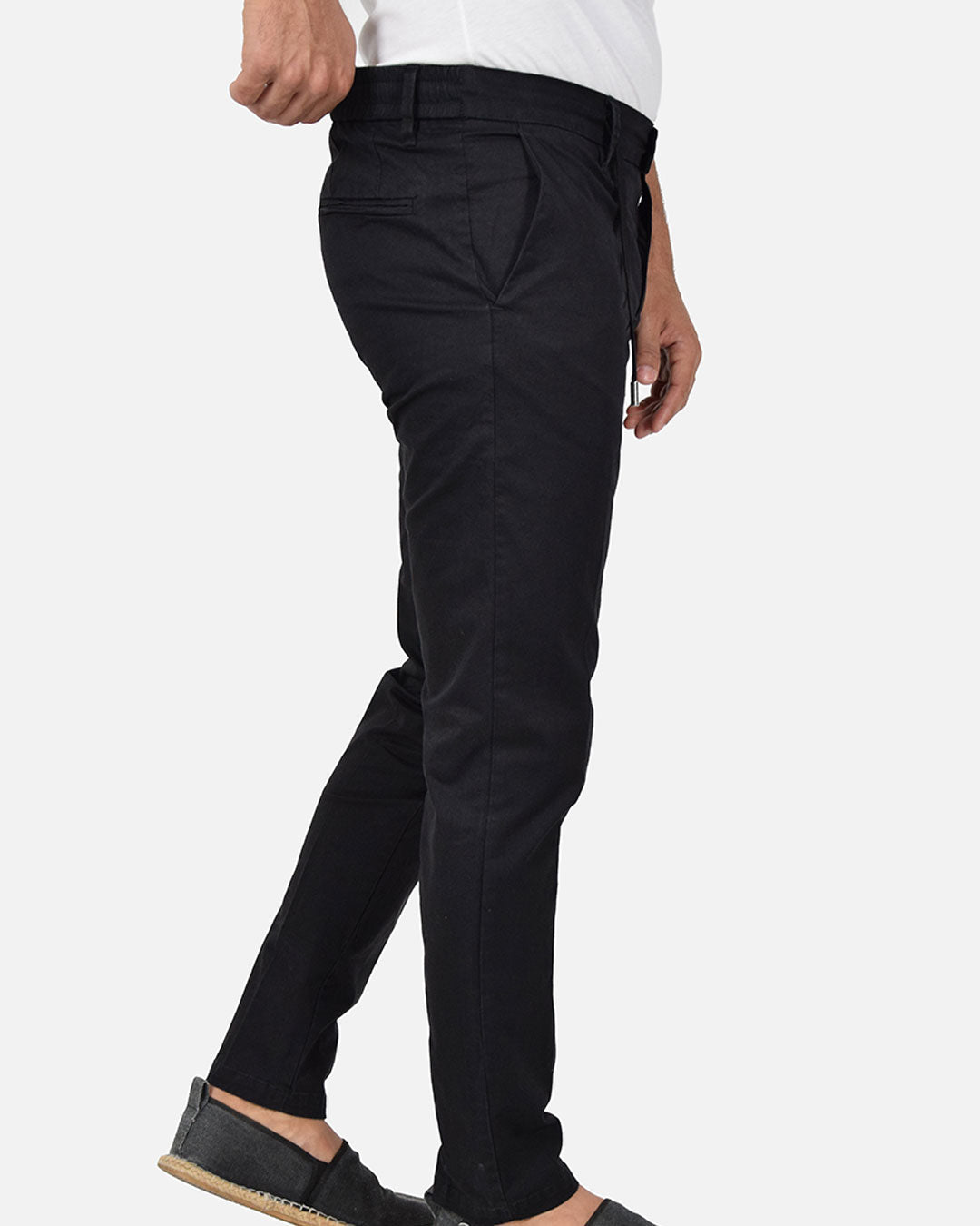 Pantaloni chino in cotone elasticizzato