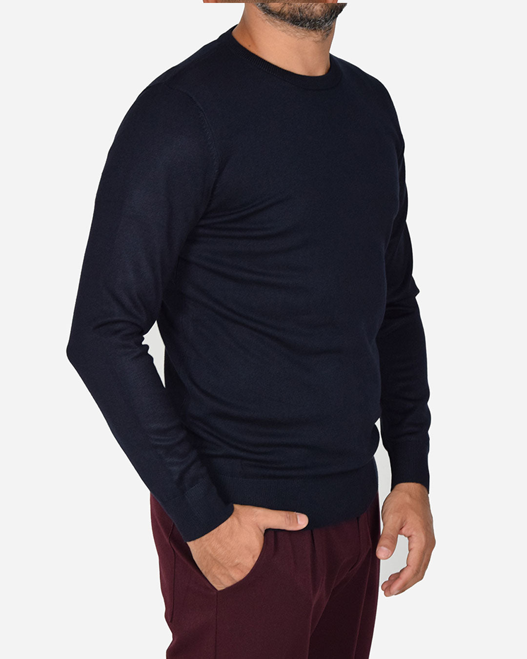 Pullover girocollo basic