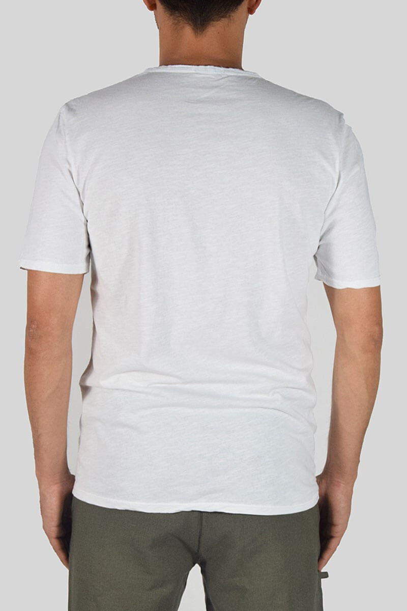 T-SHIRT IN LINO E COTONE