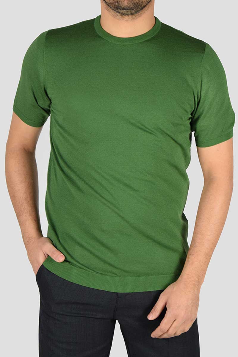 Maglia in filo a manica corta