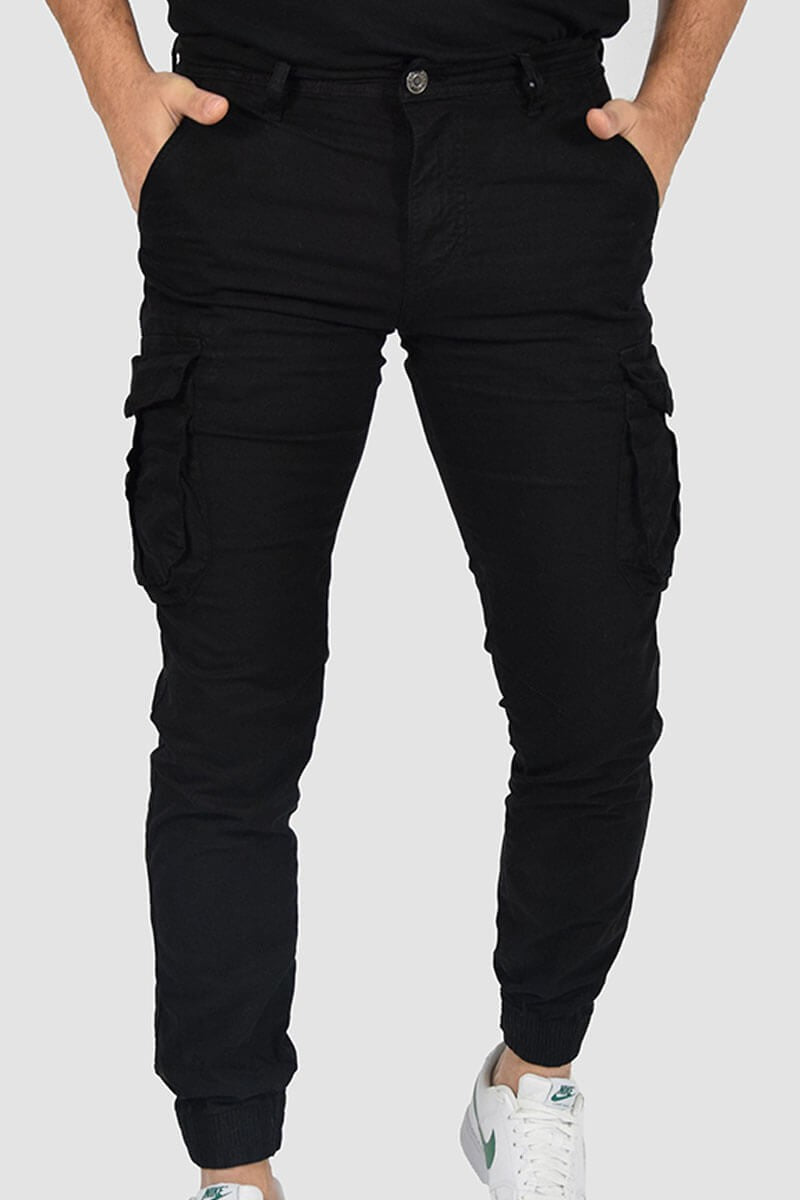 PANTALONI CON TASCONI E POLSINO