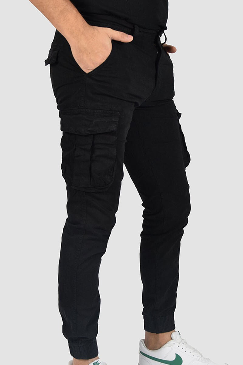 PANTALONI CON TASCONI E POLSINO