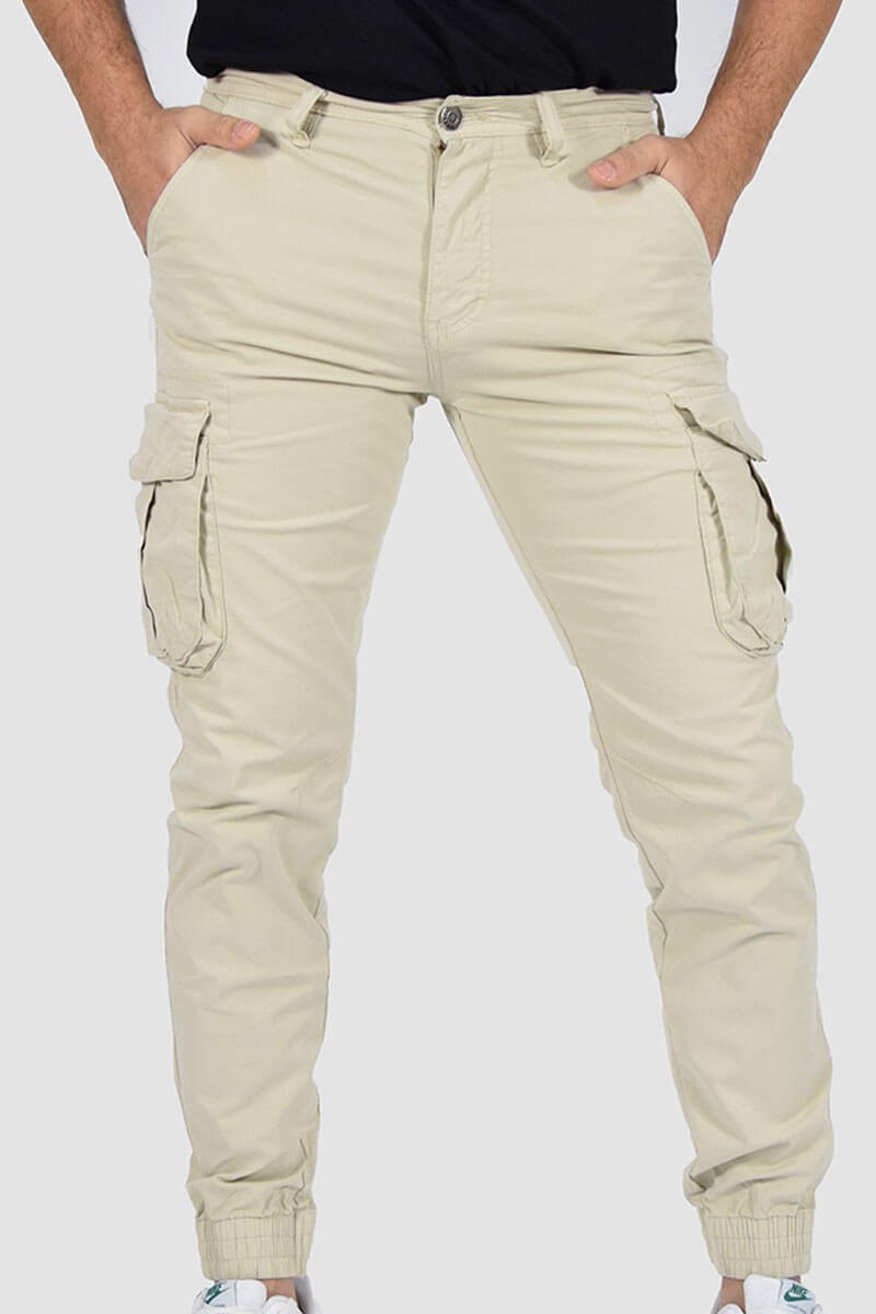 PANTALONI CON TASCONI E POLSINO