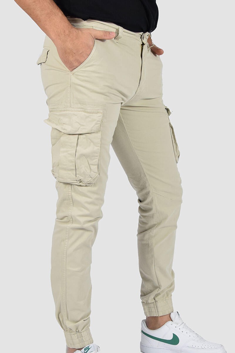 PANTALONI CON TASCONI E POLSINO