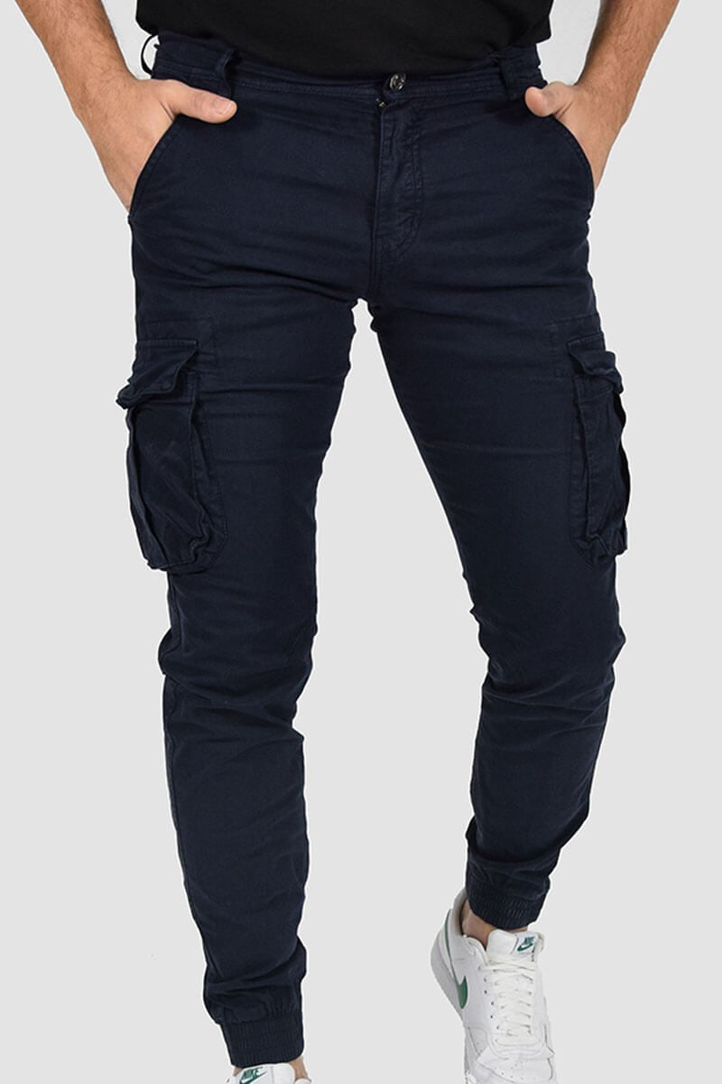 PANTALONI CON TASCONI E POLSINO